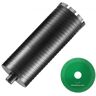 VEVOR Core Drill Bit, 4" Wet/Dry Diamond Core Drill Bits for Brick and Block, Concrete Core Drill Bit with Pilot Bit Adapter and Saw Blade, 9.5" Drilling Depth, 5/8"-11 Inner Thread, Laser Welding