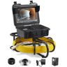 VEVOR Sewer Camera, 230 ft/70 m, 9" Screen Pipeline Inspection Camera with DVR Function, 12 Adjustable LEDs, 16 GB SD Card, Waterproof IP68 for Sewer Line, Home, Duct Drain Pipe Plumbing