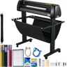 VEVOR Vinyl Cutter Machine 870mm Vinyl Printer, 34 inch Plotter Printer U-disk Offline with Accessories & Floor Stand Vinyl Cutting Machine Adjustable Force and Speed for Sign Making Plotter Cutter