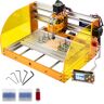 VEVOR CNC Router Machine, 3018-PRO w/GRBL Offline Control, Limit Switches & Emergency-Stop, PCB PVC Wood leather Engraving Machine, Dustproof Safe Acrylic Baffle, XYZ Working Area 300 x 180 x 45mm