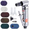 VEVOR Air Die Grinder, 1/4" Right Angle Die Grinder 20000RPM, Lightweight, Ball Bearing Construction, 24PCS Discs for Grinding, Polishing, Deburring, Rust Removal