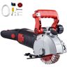 VEVOR 5800W Wall Chaser 38mm/1.5" Cutting Width,Wall Groove Cutting Machine 52mm/2" Cutting Depth,Wall Slotting Machine With 8 Saw Blades 6.3" Diameter 5000r/Min,One-time Forming Dustless