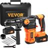 VEVOR Rotary Hammer Drill Cordless Drills 1" 3 Modes SDS-Plus Chipping Hammers