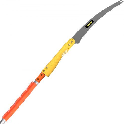 VEVOR Tree Pruner Pole Saw 27.7 ft Extendable Aluminum Pole Sharp Steel Blade