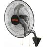 VEVOR Wall Mount Fan, 18 Inch, 3-speed High Velocity Max. 4000 CFM Oscillating Industrial Wall Fan, Commercial or Residential for Warehouse, Greenhouse, Workshop, Patio, Basement, Black, ETL Listed