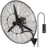 VEVOR Wall-Mount Misting Fan, 30 Inch, 3-speed High Velocity Max. 9500 CFM, Waterproof Oscillating Industrial Wall Fan, Commercial or Residential for Warehouse, Greenhouse, Workshop, Black, ETL Listed