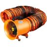 VEVOR Utility Blower Fan 10 inch with 10M Duct Hose,250MM Portable Ventilator,0.45HP 1520 CFM High Velocity Utility Blower,Mighty Mini Low Noise,for Factories Basements Shipyards Farm