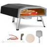 VEVOR Outdoor Pizza Oven, 16-inch, Gas Fired Pizza Maker, Portable Outside Stainless Steel Pizza Grill with 360° Rotatable Pizza Stone, Waterproof Cover, Peel, IR Thermometer, Gas Burner, CSA Listed