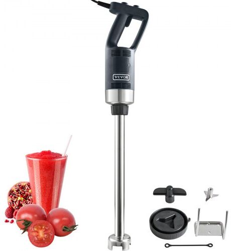 VEVOR Commercial Immersion Blender, 750W 20" Heavy Duty Hand Mixer, Variable Speed Kitchen Stick Mixer with 304 Stainless Steel Blade, Multi-Purpose Portable Mixer for Soup, Smoothie, Puree, Baby Food