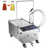 VEVOR Mobile Fryer Filter, 38L Oil Tank Capacity, Oil Filtration System with 10 L/min Oil Filtration Speed, Mobile Frying Oil Filtering System with Swivel Wheels, Oil Hose for Restaurant Burger Stores