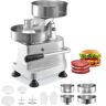 VEVOR Commercial Burger Patty Maker, Hamburger Beef Patty Maker with 3 Convertible Mold(4/5/6-inch), Heavy Duty Stainless Steel Burger Press Machine, Meat Forming Processor with 1500 Pcs Patty Papers