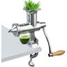 VEVOR Wheatgrass Extractor Portable Wheatgrass Juicer with 3 Sieves Wheatgrass Juicers Manual Stainless Steel Wheatgrass Extractor Machine for Wheat Grass Fruit Vegetable