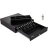 VEVOR Cash Register Drawer, 16" 2 Unlocking Ways, Fully Removable Design with 5 Bill 8 Coin Cash Tray, 2 Keys Included, Compact Size Cash Registers for Supermarket, Bar, Coffee Shop, Restaurant