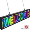 VEVOR WiFi P10 Led Sign Full Color 38" x 6.5", Indoor High Resolution Programmable Led Scrolling Display and New SMD Technology,Perfect Solution for Advertising