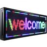 VEVOR Led Sign 40" x 15" Digital Sign Full Color Color Indoor with high Resolution P10 Led Scrolling Display Programmable by PC & WiFi & USB for Advertising