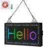 VEVOR LED Scrolling Sign, 14" x 8" WiFi & USB Control, Full Color P5 Programmable Display, Indoor High Resolution Message Board, High Brightness Electronic Sign, Perfect Solution for Advertising