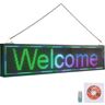 VEVOR LED Scrolling Sign, 40" x 9" WiFi & USB Control P6 Programmable Display, Indoor Full Color High Resolution Message Board, High Brightness Electronic Sign, Perfect Solution for Advertising