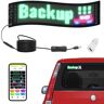 VEVOR Programmable LED Sign, P5 Full Color LED Scrolling Panel, DIY Custom Text Animation Pattern Display Board, Bluetooth APP Control Message Shop Sign for Store Business Car Bar Advertising, 15"x4"