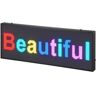 VEVOR Programmable LED Sign, P10 Full Color LED Scrolling Panel, DIY Custom Text Animation Pattern Display Board, WIFI USB Control Message Shop Sign for Store Business Party Bar Advertising, 39"x13.8"