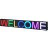 VEVOR Programmable LED Sign, P10 Full Color LED Scrolling Panel, DIY Custom Text Animation Pattern Display Board, WIFI USB Control Message Shop Sign for Store Business Party Bar Advertising 52"x8"