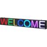 VEVOR Programmable LED Sign, P10 Full Color LED Scrolling Panel, DIY Custom Text Animation Pattern Display Board, WIFI USB Control Message Shop Sign for Store Business Party Bar Advertising 52"x8"