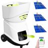 VEVOR Portable Tennis Ball Machine—APP Control Count—5 Out Modes—29 Out Lines—Custom 1-20 Point—Adjust 20-140 km per h—40 Pounds—Lasting 6-8 Hours—150-Ball Capacity