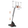 VEVOR Basketball Hoop, 7.6-10 ft Adjustable Height Portable Backboard System, 54 inch Basketball Hoop & Goal, Kids & Adults Basketball Set with Wheels, Stand, and Fillable Base, for Outdoor/Indoor