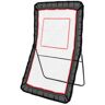 VEVOR Lacrosse Rebounder for Backyard, 4x7 Ft Volleyball Bounce Back Net, Pitchback Throwback Baseball Softball Return Training Screen, Adjustable Angle Shooting Practice Training Wall with Target