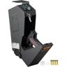 VEVOR Mounted Gun Safe for Pistols, Biometric Gun Safe with Three Quick Access Ways of Fingerprints, Passwords and Keys, Handgun Safe for 1 Pistol for Home, Bedside, Nightstand, Wall