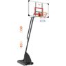 VEVOR Basketball Hoop, 7.6-10 ft Adjustable Height Portable Backboard System, 50 inch Basketball Hoop & Goal, Kids & Adults Basketball Set with Wheels, Stand, and Fillable Base, for Outdoor/Indoor