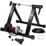 VEVOR Bike Trainer Stand, Magnetic Stationary Bike Stand for 26"-29" Wheels, 6 Resistance Settings, Noise Reduction Flywheel Motor, for Indoor Riding Exercise, Quick-Release Lever & Front Wheel Riser