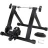 VEVOR Bike Trainer Stand, Magnetic Stationary Bike Stand for 26"-29" Wheels, Low Noise Motor, Protable Folding Bicycle Trainer for Indoor Riding Exercise, with Quick-Release Lever & Front Wheel Riser