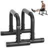 VEVOR Dip Bars, 500 lbs Weight Capacity, Heave Duty Dip Stand Station, Fitness Workout Dip Bar Station Stabilizer Parallette Push Up Stand, Parallel Bars for Strength Training Home Gym Office Outdoor