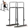 VEVOR Dip Bars, 440 lbs Capacity, Heave Duty Dip Stand Station with Adjustable Height, Fitness Workout Dip Bar Station Stabilizer Parallette Push Up Stand, Parallel Bars for Strength Training Home Gym