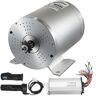 VEVOR 1800W Electric DC Motor Kit - 48V 4500rpm Brushless Motor with 33A High Speed Controller and Throttle Grip Kit for Go Karts E-Bike Electric Throttle Motorcycle Scooter DIY Part