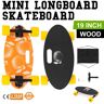 VEVOR 19 Inch Longboard Skateboard 440LBS Strong 7 Ply Russian Maple Complete Skateboard Cruiser Skateboard with Handle for Beginners and Pro (Orange Sweet Orange)