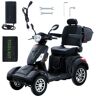 VEVOR Heavy Duty 4-Wheel Mobility Scooters for Seniors & Adults 500lbs Capacity - 31 Miles 3-Speed Long Range, 800W All Terrain Electric Recreational Scooter Wheelchair with 25° Max Climbing Capacity