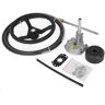 VEVOR Outboard Steering System 13' Outboard Rotary Steering System 13 Feet Boat Steering Cable with 13" Wheel Durable Marine Steering System