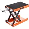 VEVOR Motorcycle Lift, 1100 LBS Motorcycle Scissor Lift Jack with Wide Deck & Safety Pin, 3.7"-13.8" Center Hoist Crank Stand, Steel Scissor Jack for Street Bikes, Cruiser Bikes, Touring Motorcycles