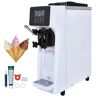 VEVOR Commercial Ice Cream Machine, 10.6 QT/H Yield, 1000W Single Flavor Countertop Soft Serve Ice Cream Maker, with 4L Hopper 1.6L Cylinder, LCD Panel Auto Clean Pre-cooling, for Restaurant Snack Bar