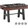 VEVOR Foosball Table, 55 inch Standard Size Foosball Table, Indoor Full Size Foosball Table for Home, Family, and Game Room, Soccer with Foosball Table Set, Includes 4 Balls and 2 Cup Holders