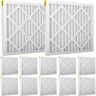 VEVOR HEPA Replacement Filter, 16''x16'' AC Filter, 12pcs HVAC Pleated Air Filter, AC Furnace Filter Replacement Set, MERV 8, Good for Home, Commercial Capture Particles, Fit for Dri-Eaz DefendAir HEPA