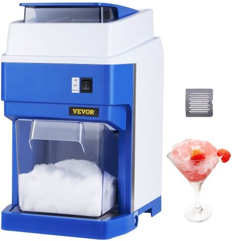 VEVOR Commercial Ice Shaver Crusher, 265lbs Per Hour Electric Snow Cone Maker with 4.4lbs Ice Box, 300W Tabletop Shaved Ice Machine for Parties Events Snack Bar, Home and Commercial Use