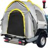 VEVOR Truck Tent Standard 6.5’ Truck Bed Tent, Pickup Tent, Waterproof Truck Camper, 2-Person Sleeping Capacity, 2 Mesh Windows, Easy To Setup Truck Tents For Camping, Hiking, Fishing, Grey Color