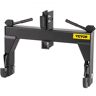 VEVOR 3-Point Quick Hitch, 3000 LBS Lifting Capacity Tractor Quick Hitch, 28.31" Between Lower Arms Attachments Quick Hitch, No Welding & 5 Level Adjustable Bolt, Adaptation to Category 1 & 2 Tractors