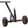 VEVOR Adjustable Trailer Dolly, 600lbs Tongue Weight Capacity, Carbon Steel Trailer Mover with 16''-24'' Adjustable Height, 1-7/8'' Hitch Ball & 10'' Solid Tires, Ideal for Moving Car RV Boat Trailer