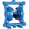 VEVOR Air-Operated Double Diaphragm Pump, 1/2 in Inlet & Outlet, Cast Iron Body, 3 GPM & Max 90 PSI, Nitrile Diaphragm Pneumatic Transfer Pump for Petroleum, Diesel, Oil & Low Viscosity Fluids