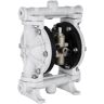 VEVOR Air-Operated Double Diaphragm Pump, 1/2 in Inlet & Outlet, Polypropylene Body, 13.2 GPM & Max 120PSI, PTFE Diaphragm Pneumatic Transfer Pump for Petroleum, Diesel, Oil & Low Viscosity Fluids