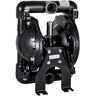 VEVOR Air-Operated Double Diaphragm Pump 1 inch Inlet Outlet Aluminum 35 GPM Max 120PSI for Industrial Use, QBY4-25LF46-1inch-35