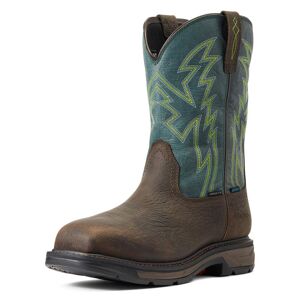 Men's WorkHog XT BOA Waterproof Carbon Toe Work Boots in Bruin Brown, Size: 12 D / Medium by Ariat